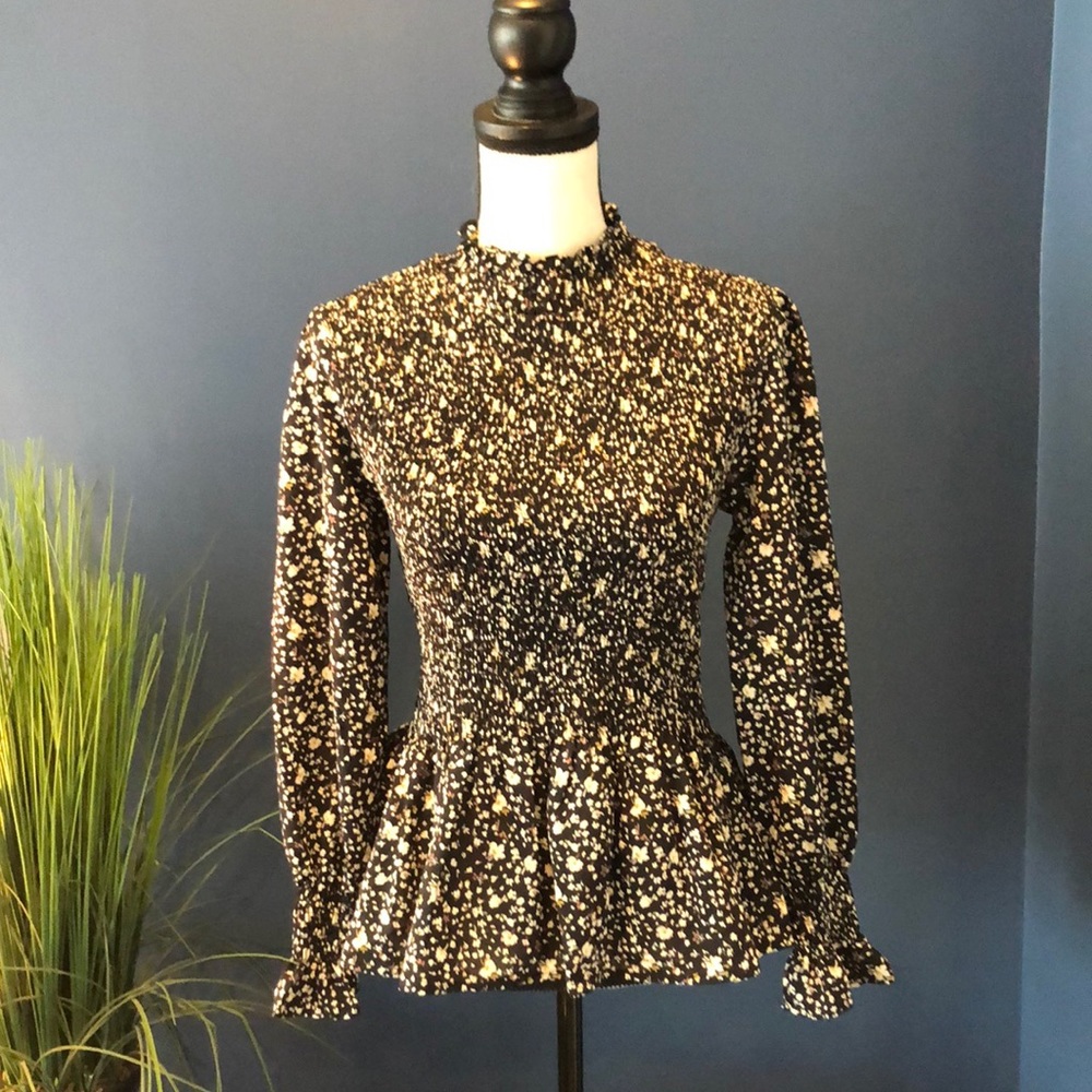 Vici Floral Peplum Blouse